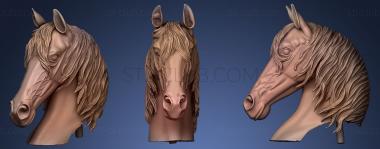 3D мадэль Голова коня (STL)